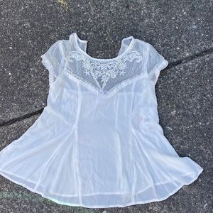 Cream color blouse by THREE PINK HEARTS (AB)